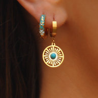 Sol Bloom Hoop Earrings