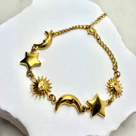 My sun, my moon, and all my stars Bracelet