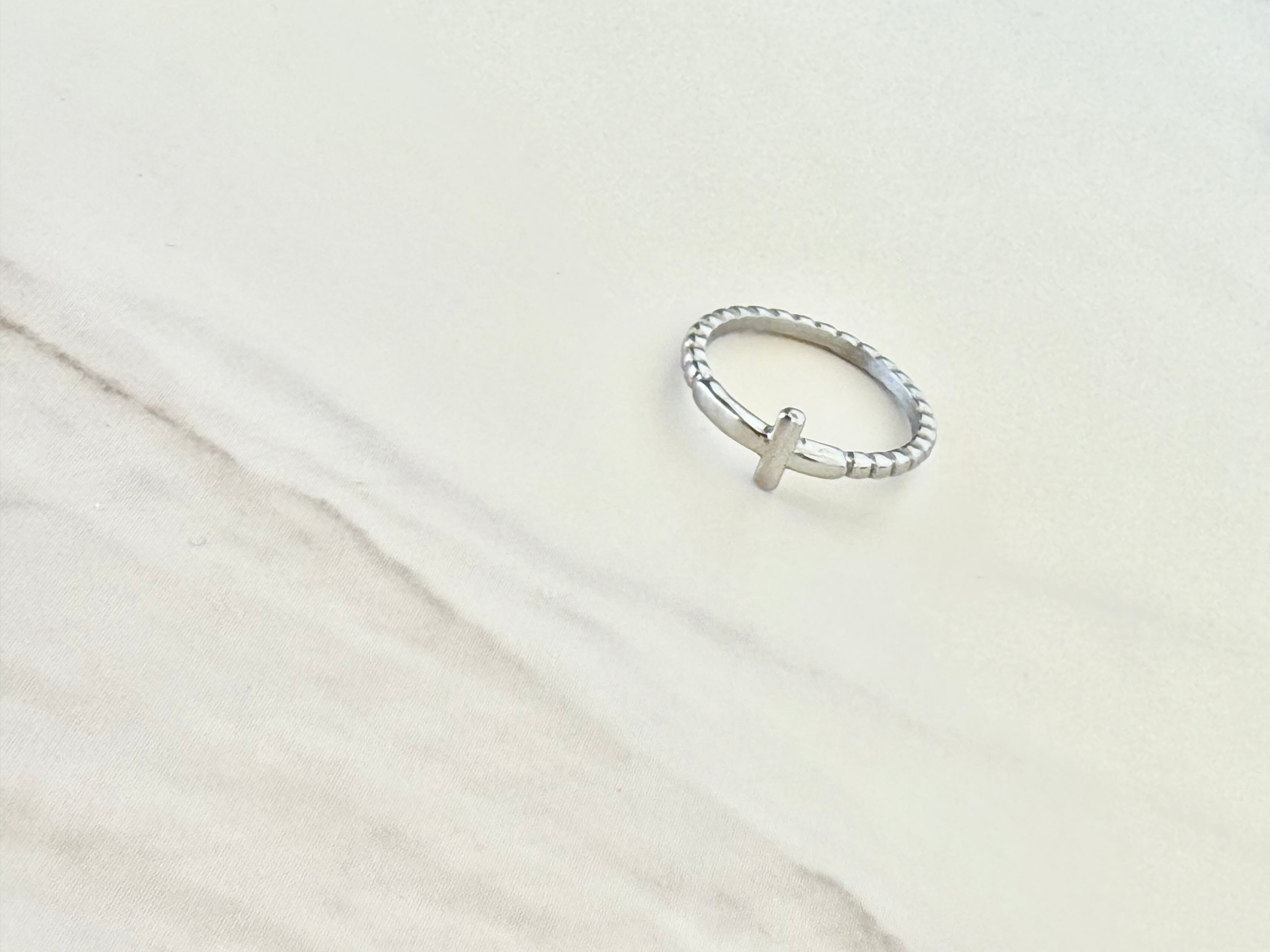 Jesus was a Cowboy Ring- Silver