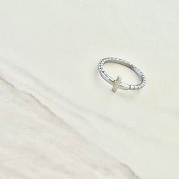 Jesus was a Cowboy Ring- Silver