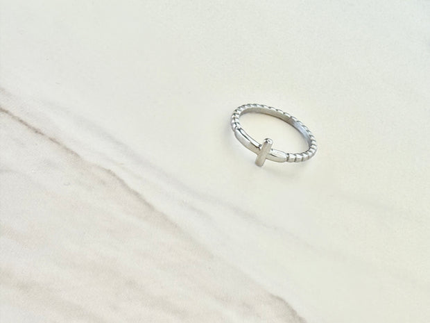 Jesus was a Cowboy Ring- Silver