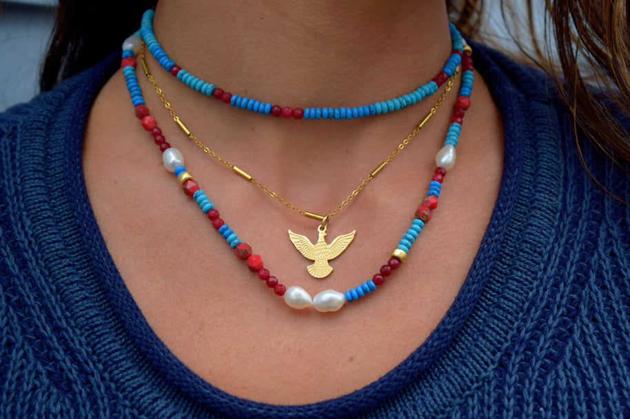American Sol Beaded Choker