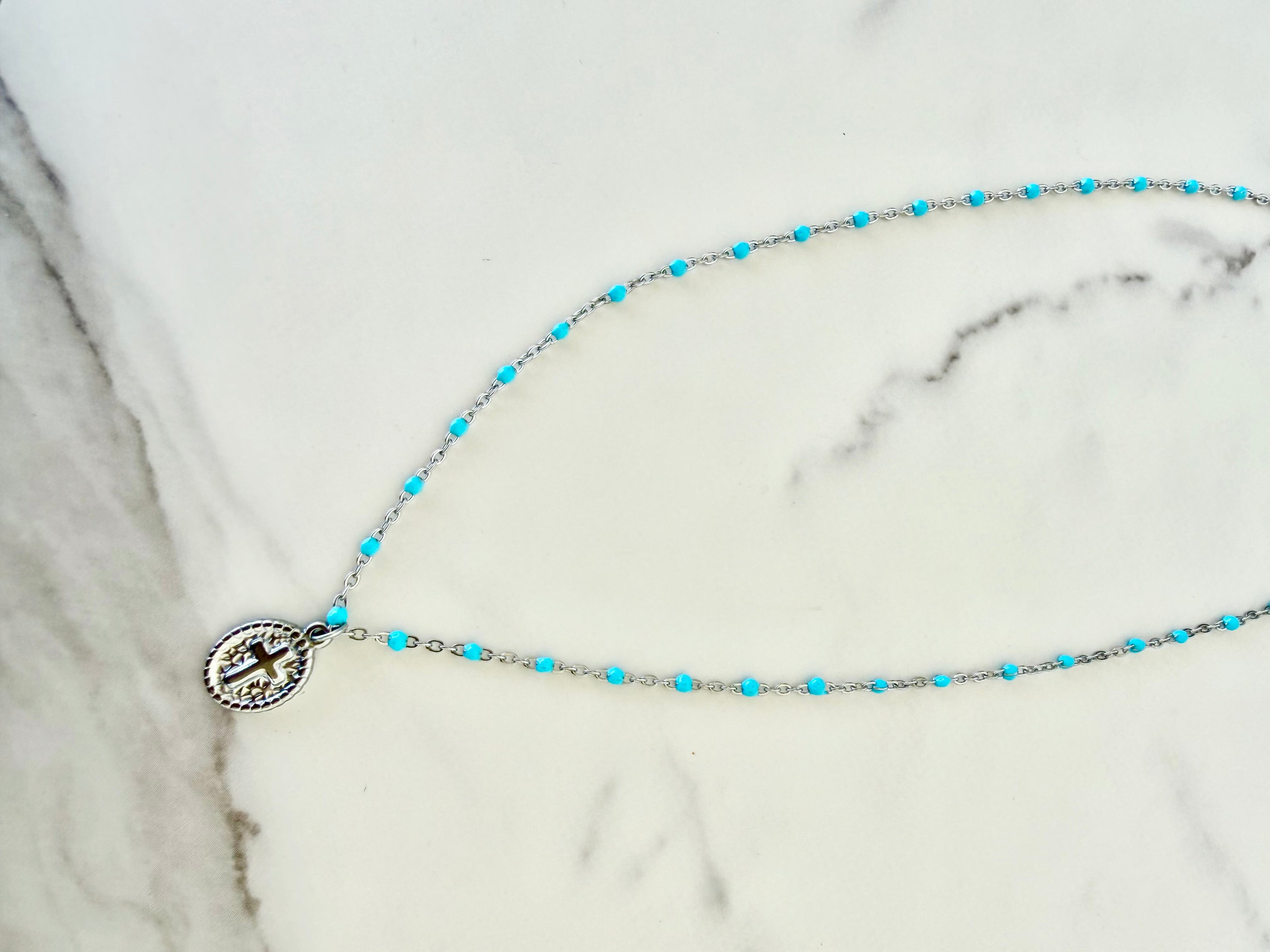 Western Revival Necklace- Silver