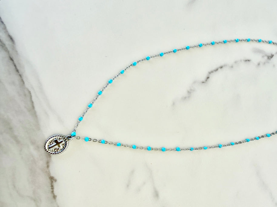 Western Revival Necklace- Silver