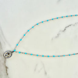 Western Revival Necklace- Silver