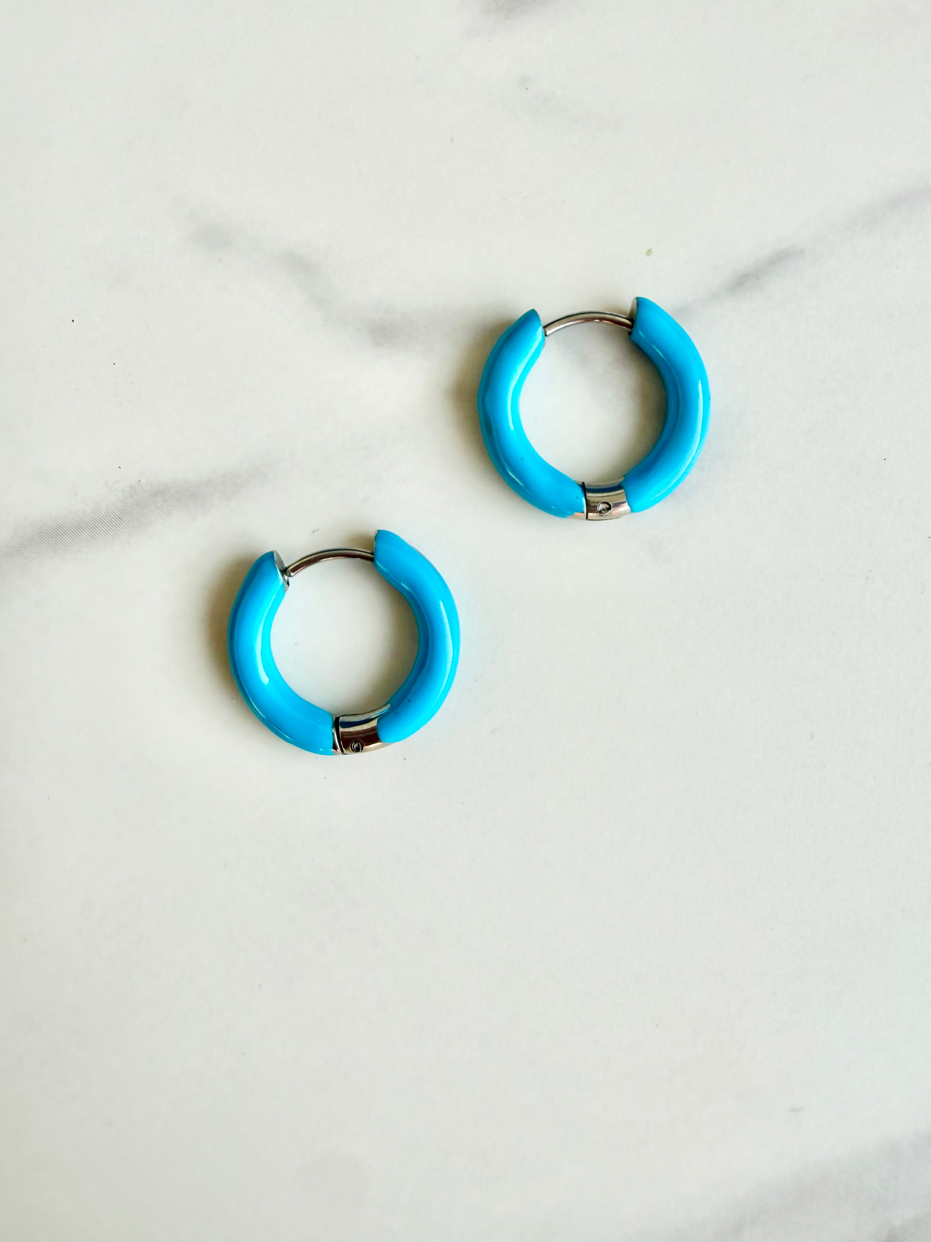 Blue Bell Hoop- Silver