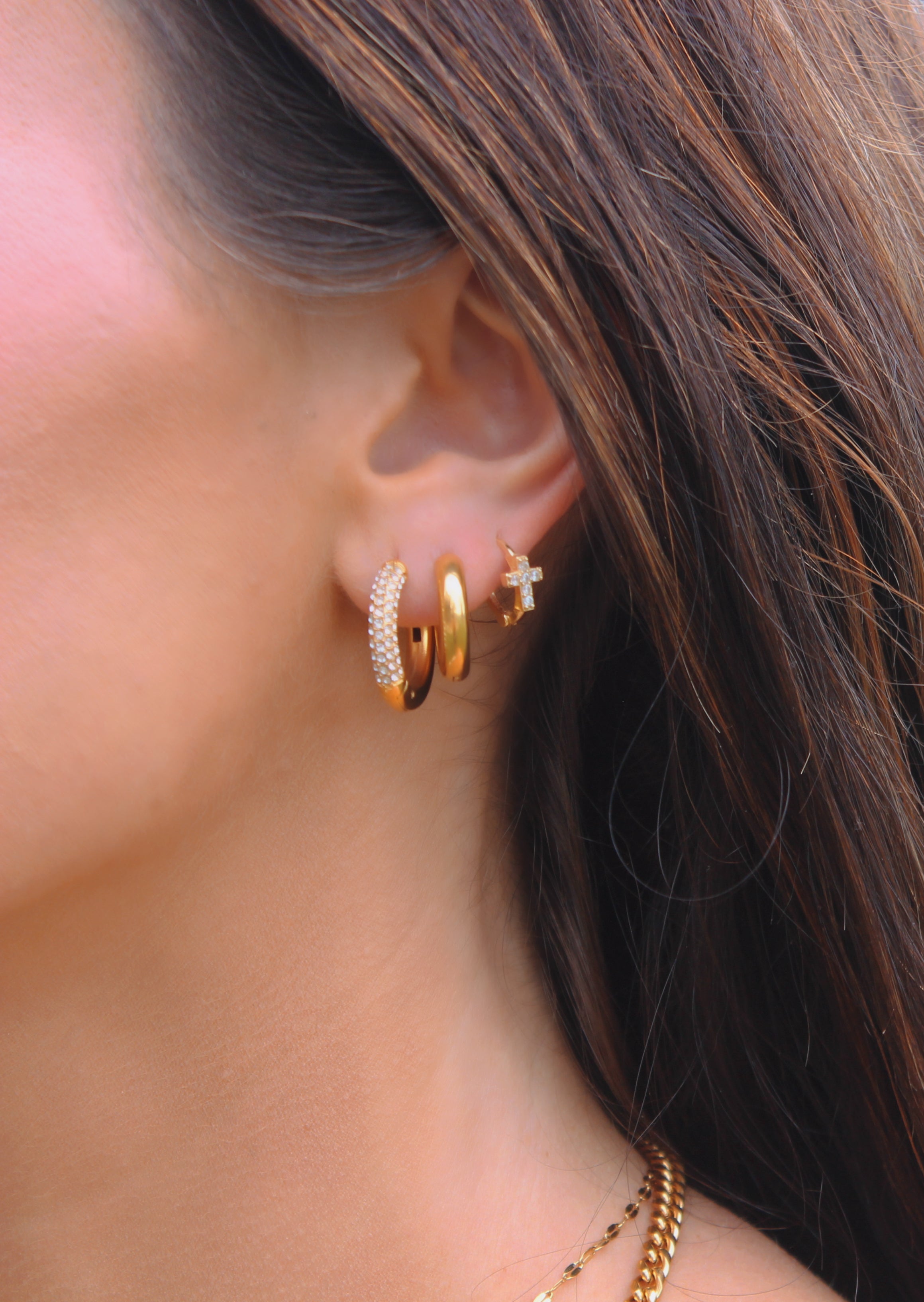 Golden Sol Hoops