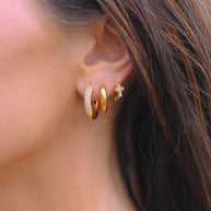 Golden Sol Hoops