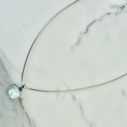 Horse Girl Necklace- Silver