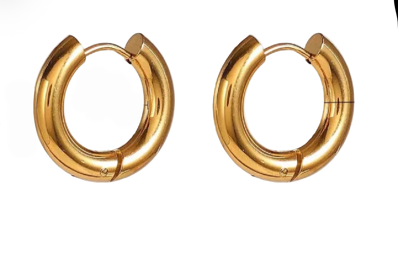 Golden Hug Hoops