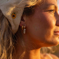 Dripping in Gold Earring