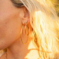 Big Sis Hoop- Gold