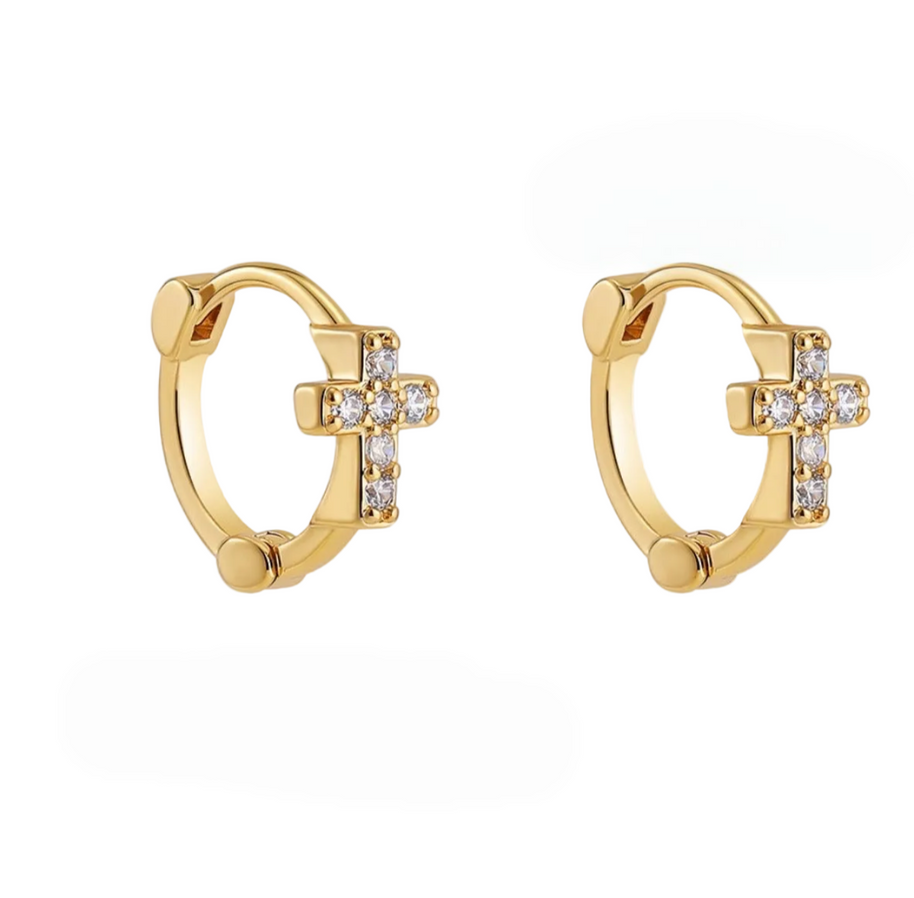 A Little Jesus Huggie Earring