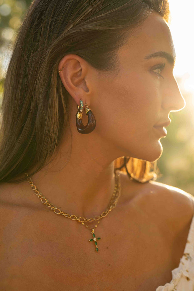 Hightail Amber Hoop