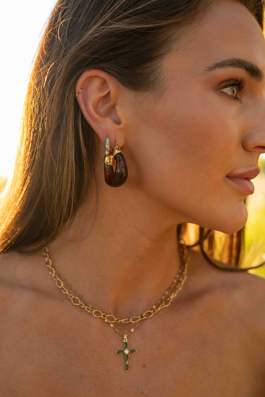 Hightail Amber Hoop