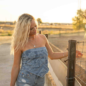Horse Girl Necklace- Silver